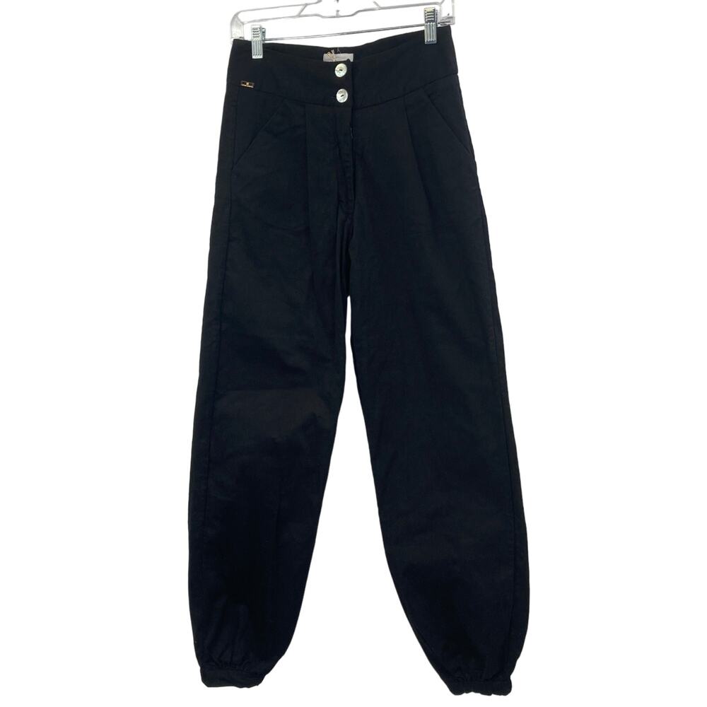 Luciana Quiroga Black Aladdin Pants High Rise Women’s Medium 28 NEW